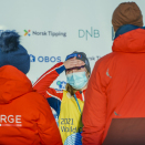 13. januar: Kronprins Haakon og Prinsesse Märtha Louise er til stede når verdens beste parautøvere setter hverandre stevne innen alpint, langrenn, skiskyting og snowboard. Vilde Nilsen ble Norges første gullvinner i mesterskapet. Foto: Stian Solum / NTB
